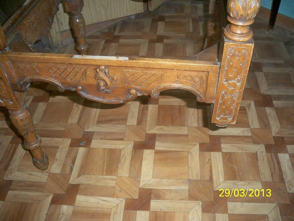Фото в процессе реставрации