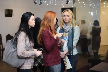 Открытие выездной выставки Международного института антиквариата "Зарисовки усадебного быта" в Выставочном зале "Манеж" музея-заповедника "Казанский Кремль"