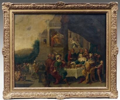 ФРАНКЕН Франс II, мастерская. Пир у Есфири