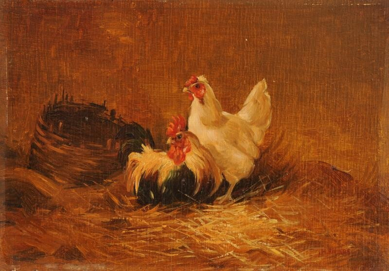 Петух и курица